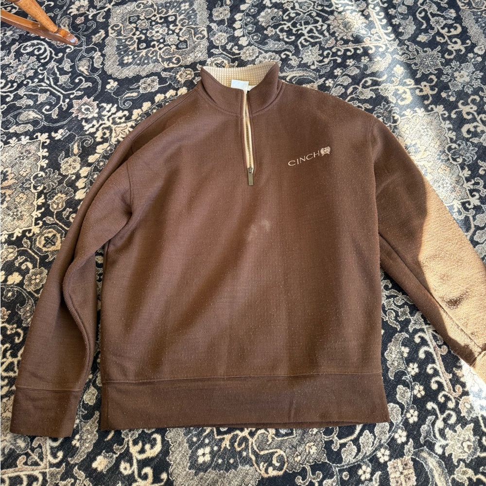 Cinch Men's Brown Zip-Up Jacket